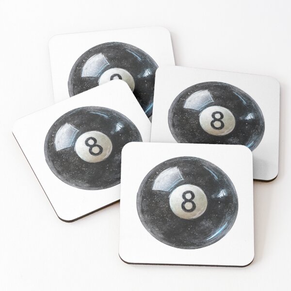 Item preview, Watercolor Magic 8 Ball Retro Aesthetic designed and sold by jianina-alondra.
