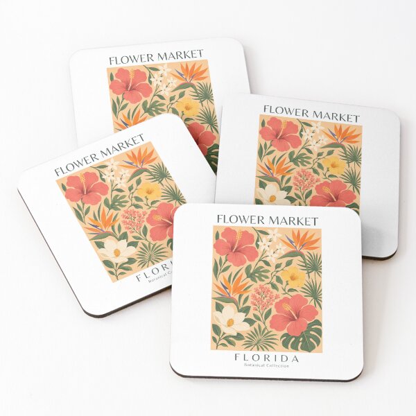 Item preview, Florida - Flower Market designed and sold by StudioRedKoala.