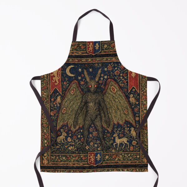 Item preview, Mothman cryptid - Medieval tapestry style designed and sold by Vintage Designs +.
