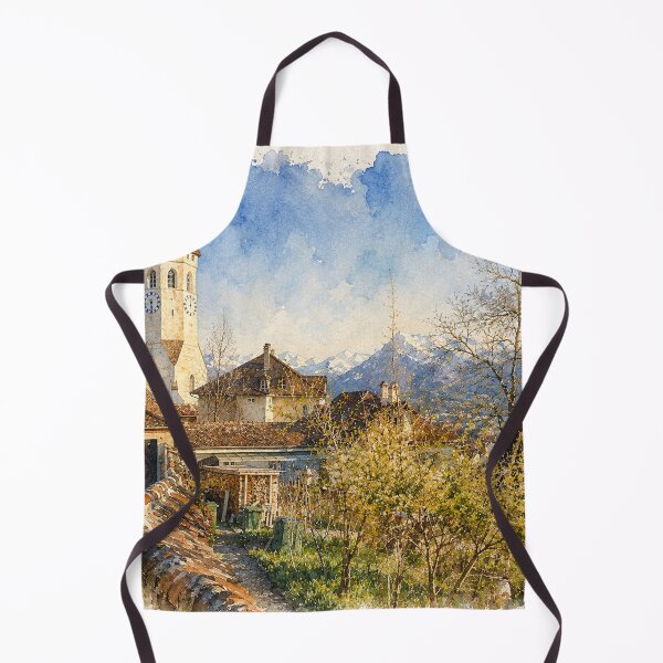 Item preview, Old Church Mountain Autumn Digital Art designed and sold by SlavaArt.