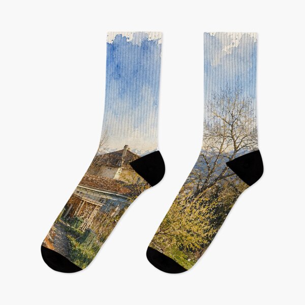 Item preview, Old Church Mountain Autumn Digital Art designed and sold by SlavaArt.