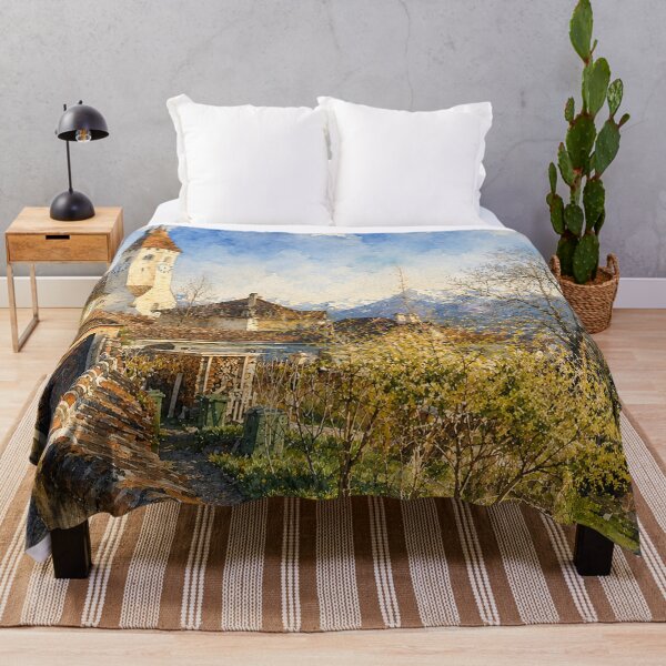 Item preview, Old Church Mountain Autumn Digital Art designed and sold by SlavaArt.