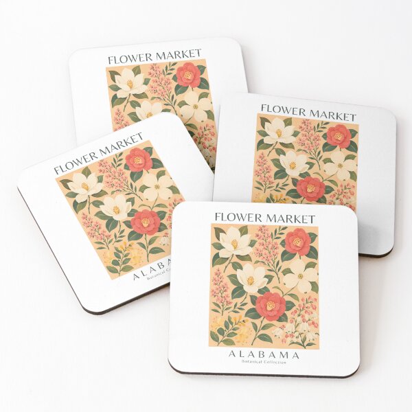 Item preview, Alabama - Flower Market designed and sold by StudioRedKoala.