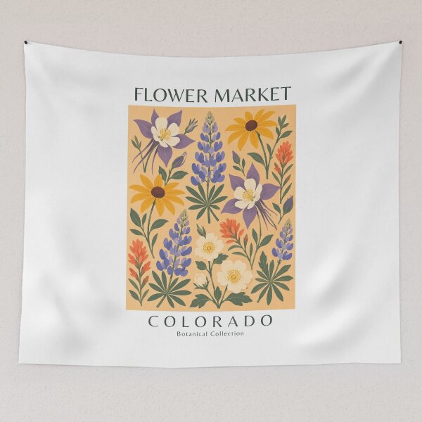 Item preview, Colorado - Flower Market designed and sold by StudioRedKoala.