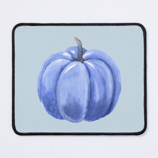 Item preview, Aquarelle Blue Pumpkin – Watercolor Fall Design for Blue Lovers designed and sold by EmeraldeaArt.