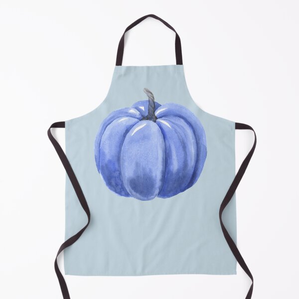Item preview, Aquarelle Blue Pumpkin – Watercolor Fall Design for Blue Lovers designed and sold by EmeraldeaArt.