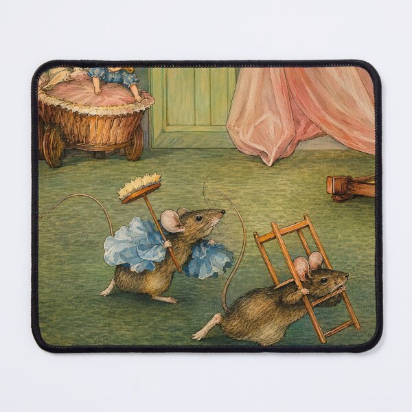 Item preview, Beatrix Potter Mice Wall Art Vintage Nursery Illustration Children’s Storybook Print designed and sold by RickE.