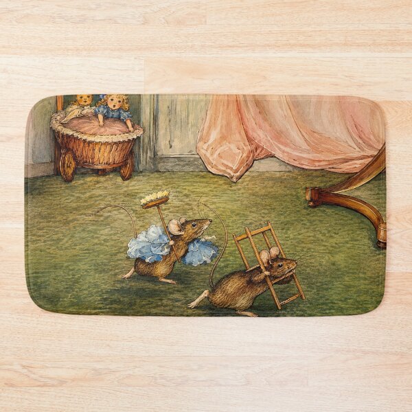 Item preview, Beatrix Potter Mice Wall Art Vintage Nursery Illustration Children’s Storybook Print designed and sold by RickE.