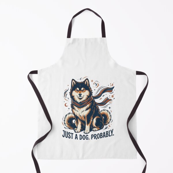 Item preview, Just A Dog Probably Celestial Husky - Mythical Spirit Wolf Dog Art designed and sold by Animer-art1.