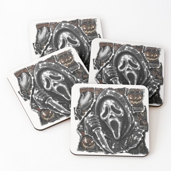 Item preview, Ghostface Scream Horror Movie Collage designed and sold by HometownCozyCo.