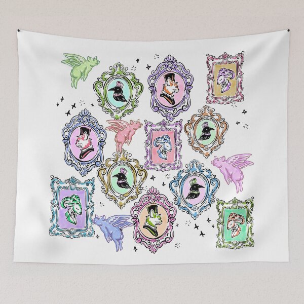 Item preview, Whimsical fantastic portraits  designed and sold by letsgow8th.