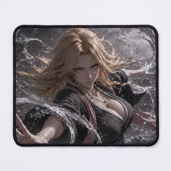 Item preview, Rangiku Matsumoto Water Warrior – Bleach Anime Samurai Fan Art designed and sold by Dyan4.