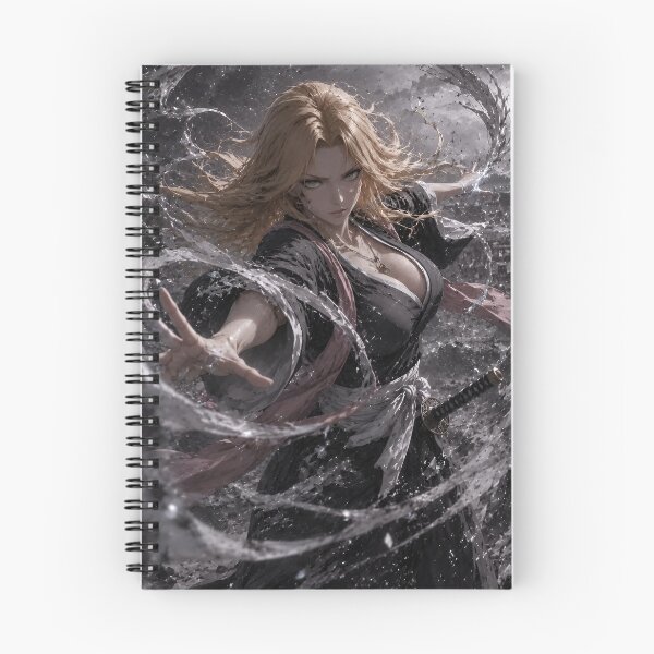 Item preview, Rangiku Matsumoto Water Warrior – Bleach Anime Samurai Fan Art designed and sold by Dyan4.