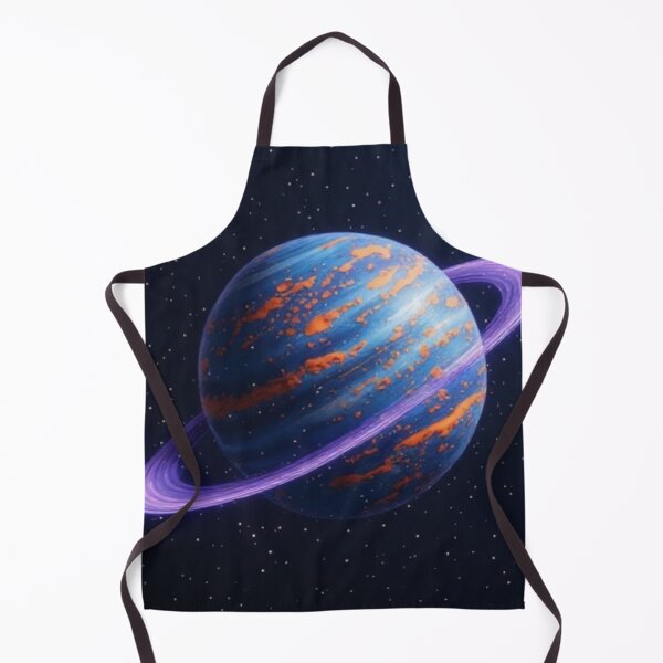 Item preview, Blue Orange Ringed Planet #1 designed and sold by Jadelight's AI Slop.