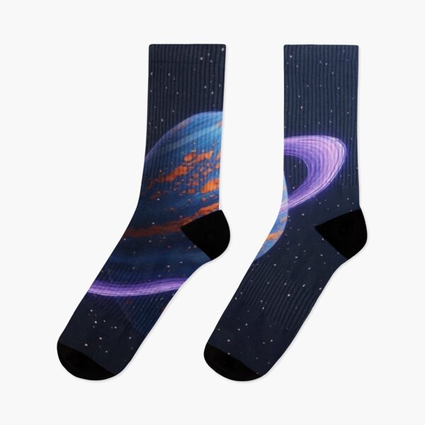 Item preview, Blue Orange Ringed Planet #1 designed and sold by Jadelight's AI Slop.