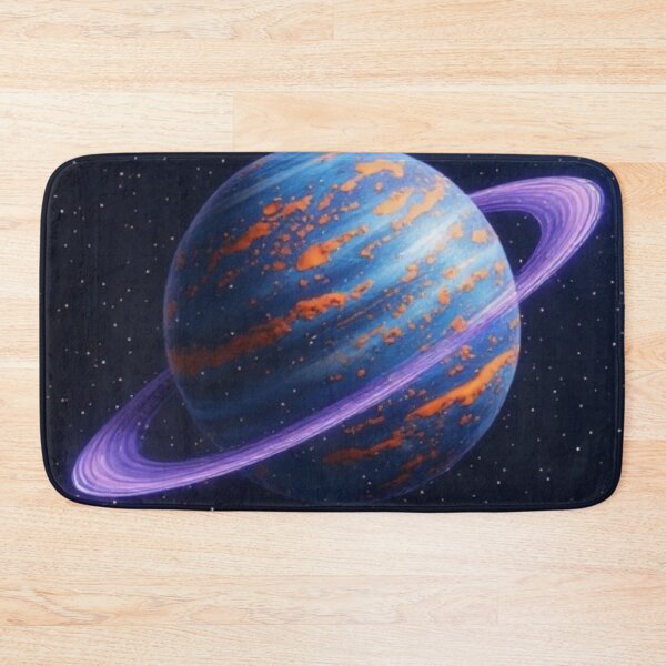 Item preview, Blue Orange Ringed Planet #1 designed and sold by Jadelight's AI Slop.