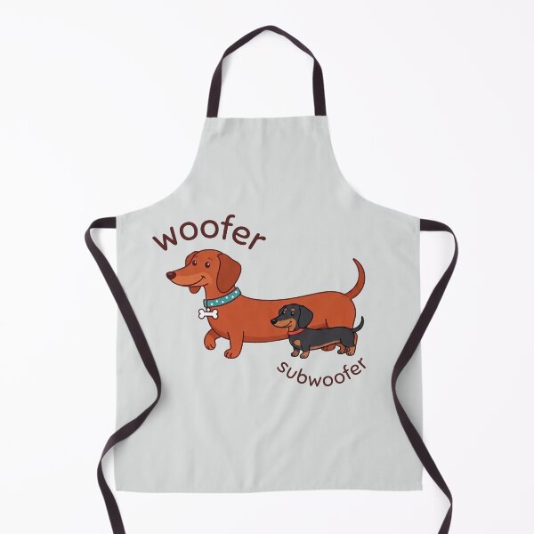 Item preview, Woofer Subwoofer Funny Dachshund Duo designed and sold by NadinArtStudio.