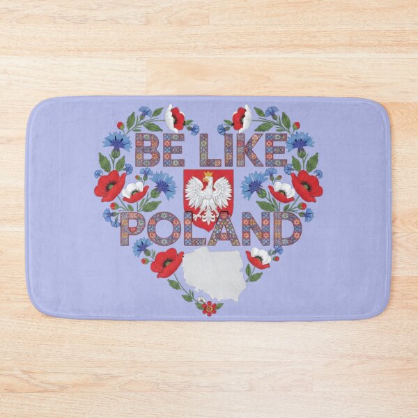 Item preview, Polish Floral Coat Arms Map Graphic designed and sold by Exquisite Design Studio „Paculówka”.
