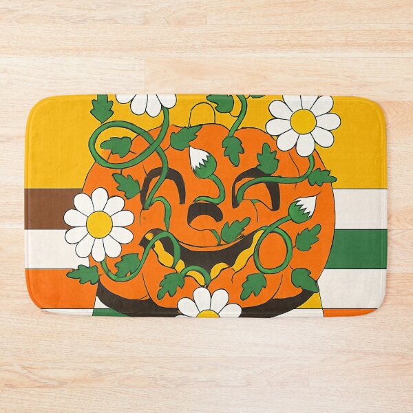 Item preview, Hello October Pumpkin & Daisy Retro Fall designed and sold by FestivityFinds.