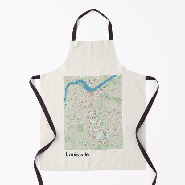 Item preview, Louisville Minimalistic Map Art designed and sold by MapsNerd.
