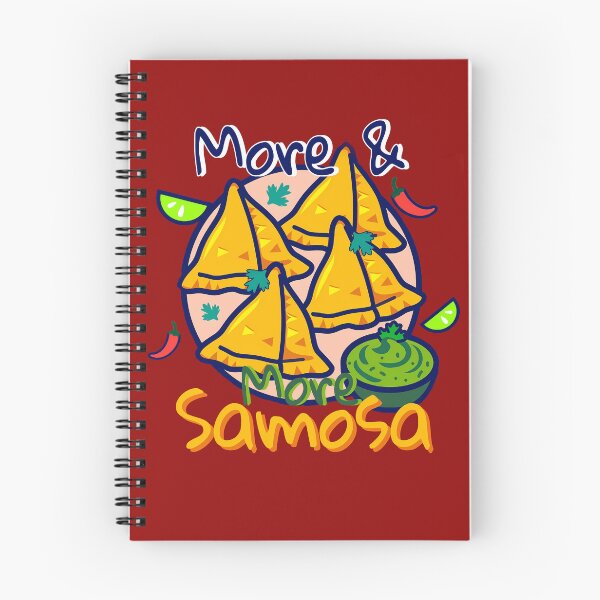 Item preview, 'More And More Samosa' Indian Food Graphic art designed and sold by REDCLASH2002.