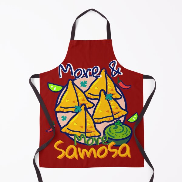 Item preview, 'More And More Samosa' Indian Food Graphic art designed and sold by REDCLASH2002.