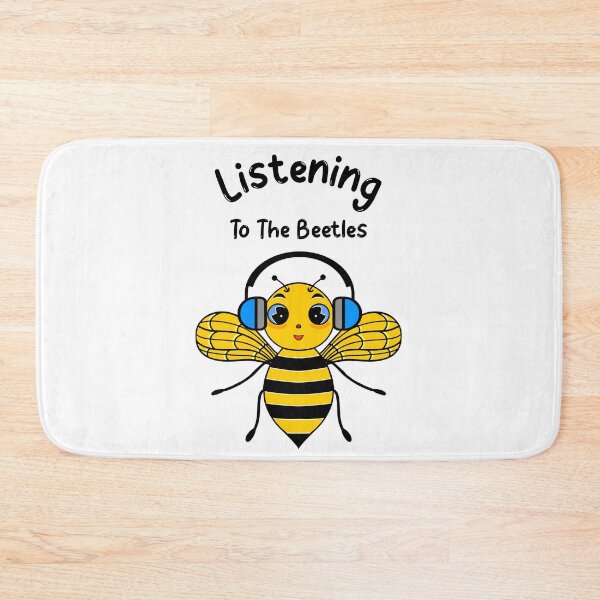 Item preview, Funny Music Pun Bee Listening To The Beetles designed and sold by Sartoris Art.