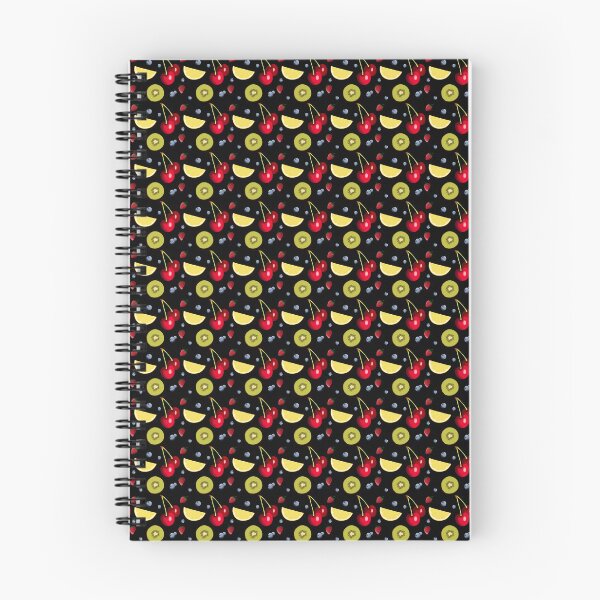 Item preview, Colorful Citrus Berry Fruit Pattern – Lemon, Blueberry, Strawberry, Kiwi & Cherry designed and sold by xenibex .