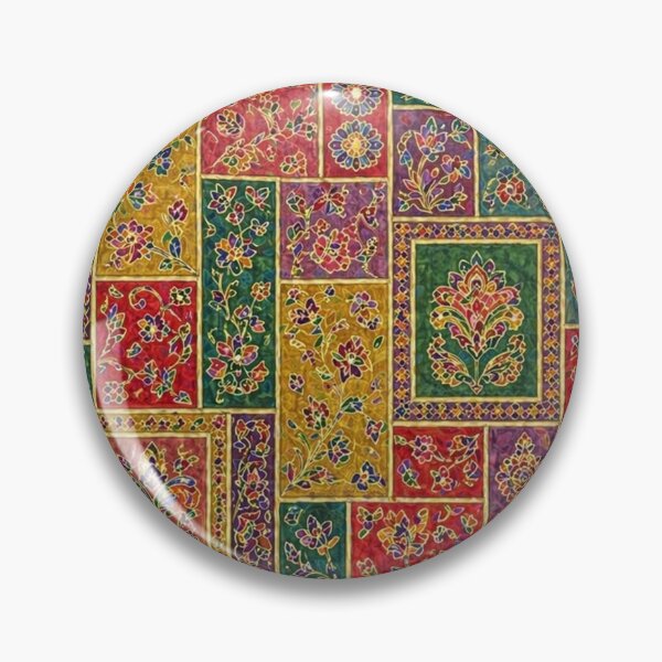 Item preview, Vibrant Floral Patchwork designed and sold by SpaceBazaar.