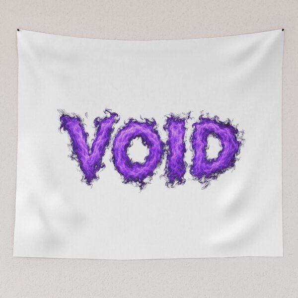 Aperçu de l'œuvre Purple Void Aesthetic Design Texte Violet créée et vendue par Bhinfy.