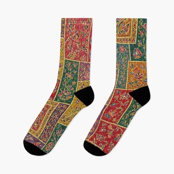 Item preview, Vibrant Floral Patchwork designed and sold by SpaceBazaar.