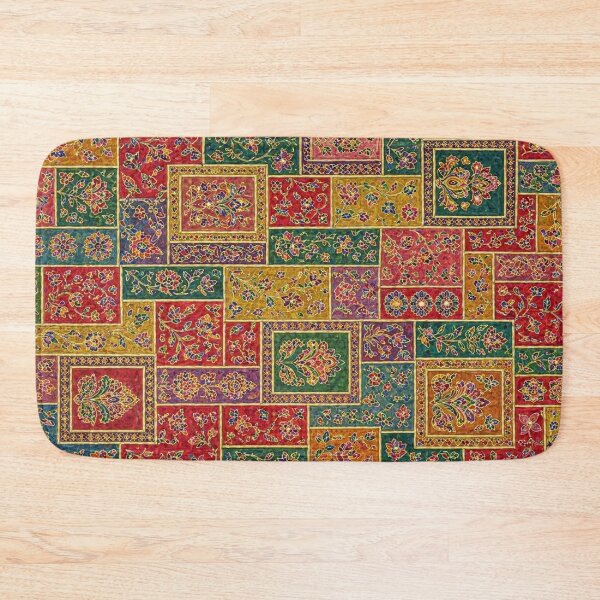 Item preview, Vibrant Floral Patchwork designed and sold by SpaceBazaar.