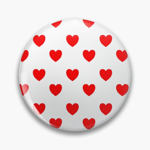 Item preview, Red Hearts Pattern designed and sold by Paxy Designs.