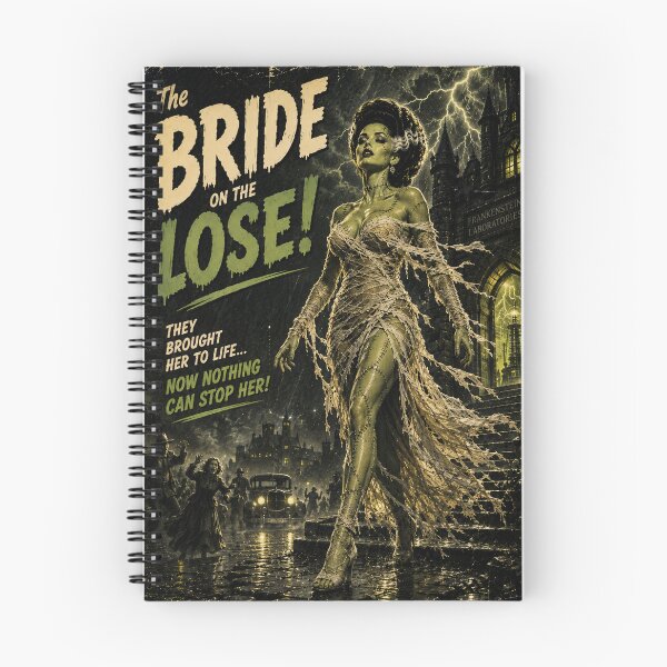 Item preview, Bride on the Loose – Gothic Horror Feminist Monster Poster designed and sold by MissSaylor.