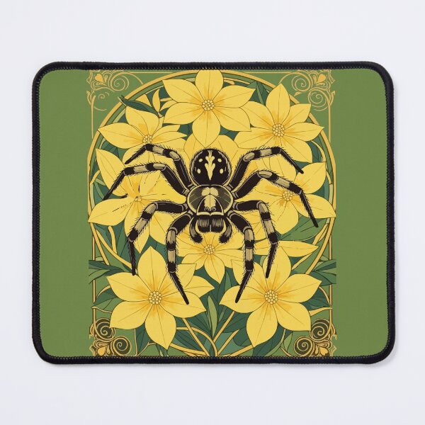 Item preview, Wolf-Spider And Yellow SC Flowers designed and sold by taiche.