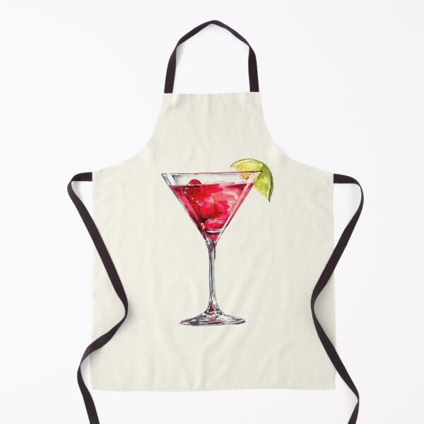 Item preview, Pink Cosmopolitan Cocktail Watercolor Art designed and sold by jianina-alondra.