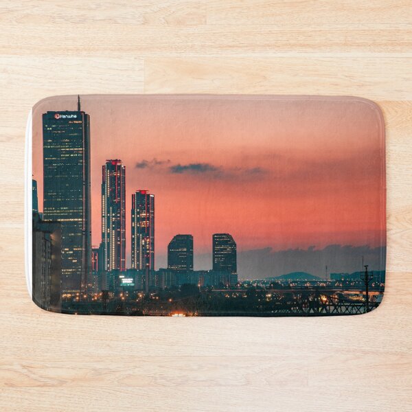Item preview, Sunset Glow Over Yeouido Skyline and River designed and sold by Nightwindow.