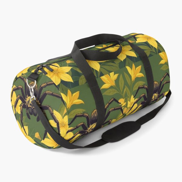 Item preview, Wolf-Spider Surrounded By Yellow SC Flowers designed and sold by taiche.