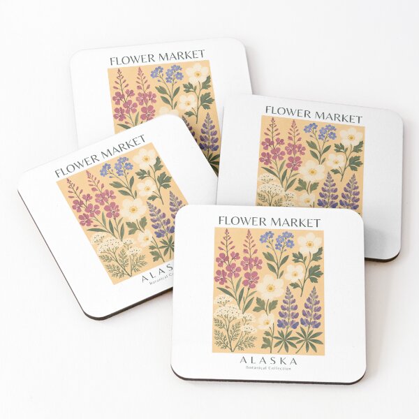 Item preview, Alaska - Flower Market designed and sold by StudioRedKoala.