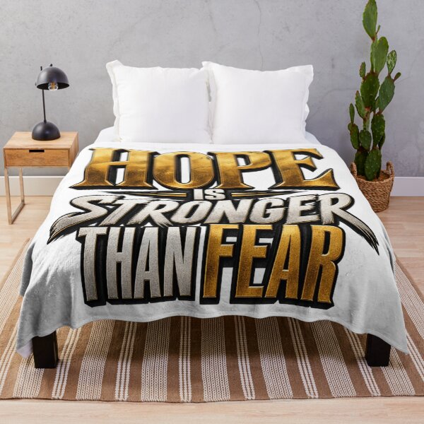 Item preview, Hope Is Stronger Than Fear designed and sold by bolaAura.