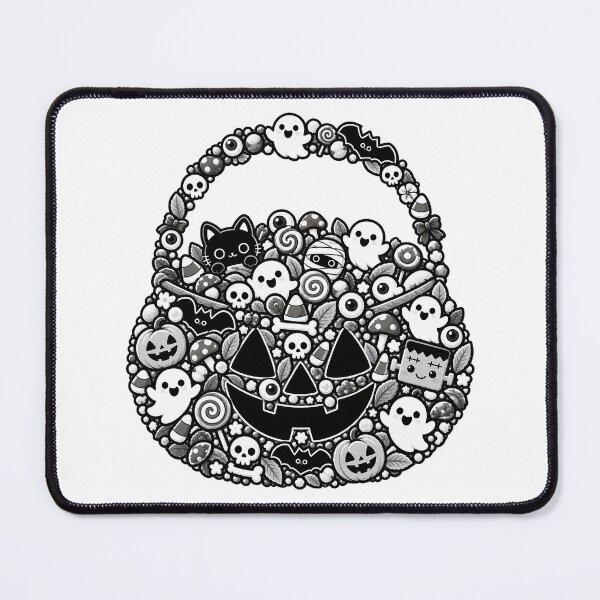 Item preview, HALLOWEEN DOODLE COLLECTION - CANDY PUMPKIN BASKET v1 designed and sold by WheelieGdArt.