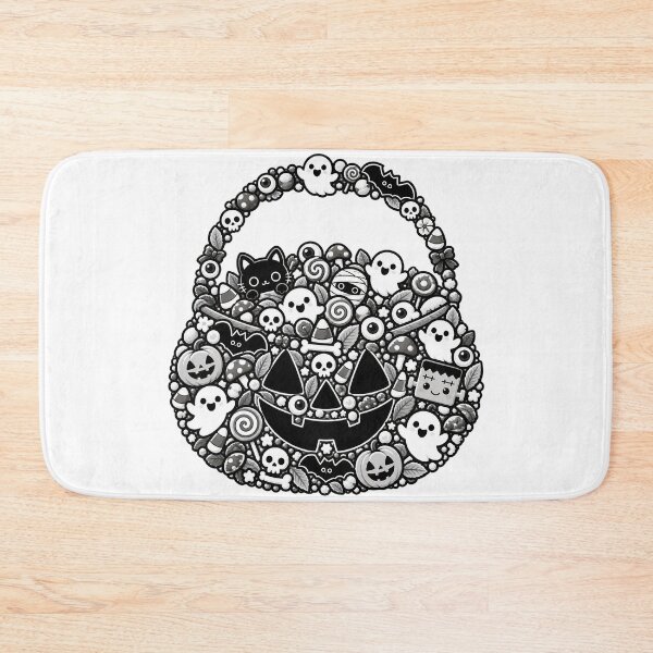 Item preview, HALLOWEEN DOODLE COLLECTION - CANDY PUMPKIN BASKET v1 designed and sold by WheelieGdArt.