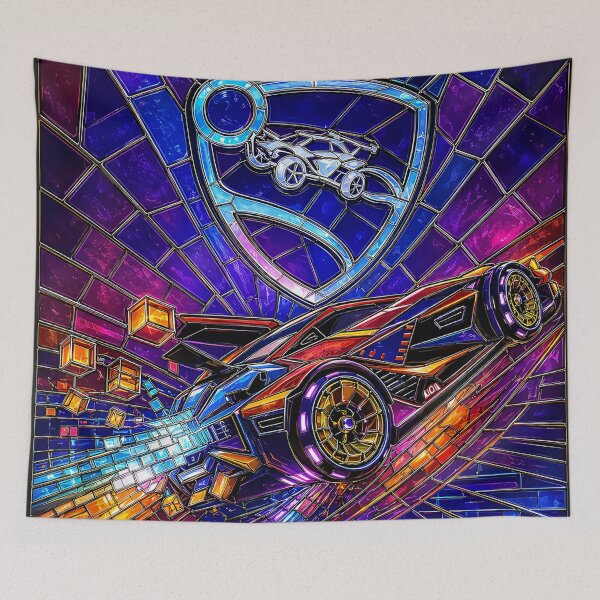Item preview, Rocket-League Stained Glass designed and sold by andrewccrow.