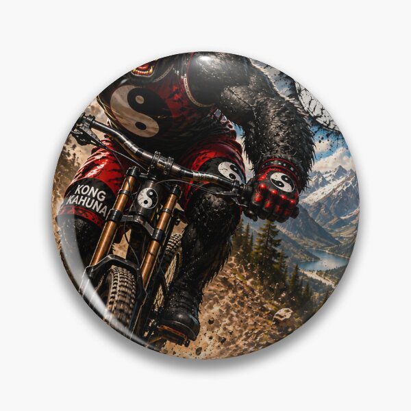 Item preview, Kong Kahuna Yin yang BMX Gorilla-Downhill Destroyer designed and sold by EterniaE.
