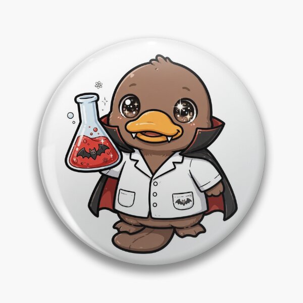 Item preview, Cute Platypus Vampire Lab Bat Potion Art designed and sold by Wildlife-Walk.