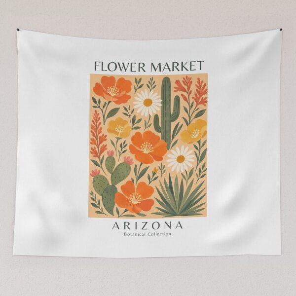 Item preview, Arizona - Flower Market designed and sold by StudioRedKoala.