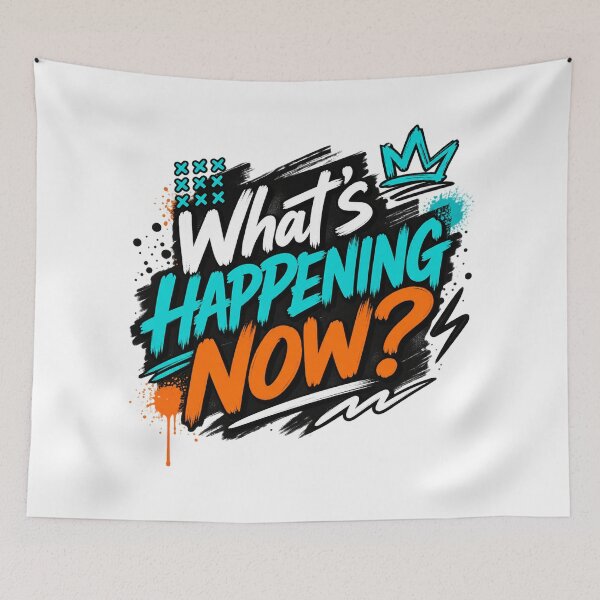 Item preview, WHAT'S HAPPENING NOW? designed and sold by Strongermind.