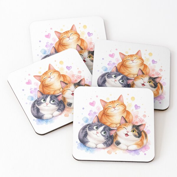 Item preview, Happy Cats designed and sold by MoonMonkeyNbear.