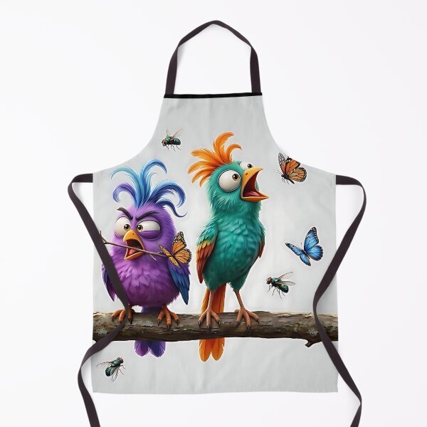 Item preview, Funny Goofy Birds and Butterflies 3D Art designed and sold by ToxicInkArt.