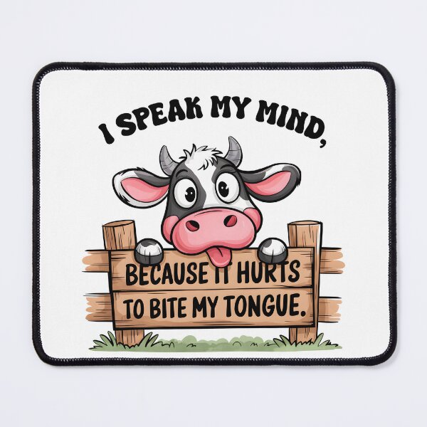 Item preview, Cow Tongue Joke designed and sold by sazuii.
